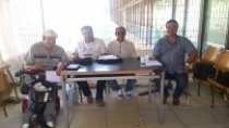 Da sinistra il presidente del Pungolo Passanisi, Granieri, Veloce e Gurzeni